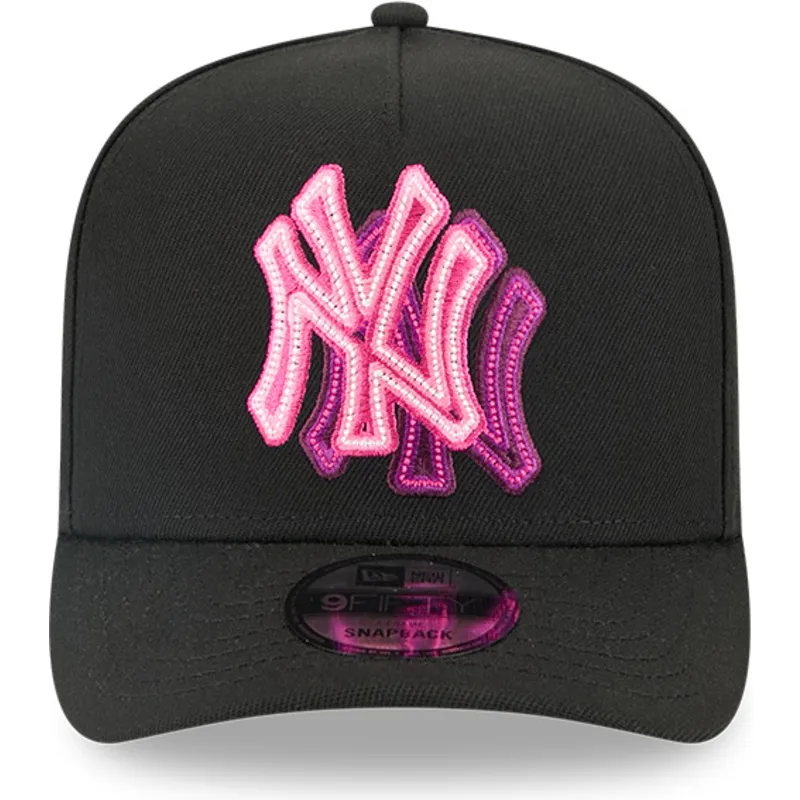 epci-curbata-negru-snapback-9fifty-a-frame-neon-de-new-york-yankees-mlb-de-new-era