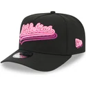 epci-curbata-negru-snapback-9fifty-a-frame-neon-de-oakland-athletics-mlb-de-new-era