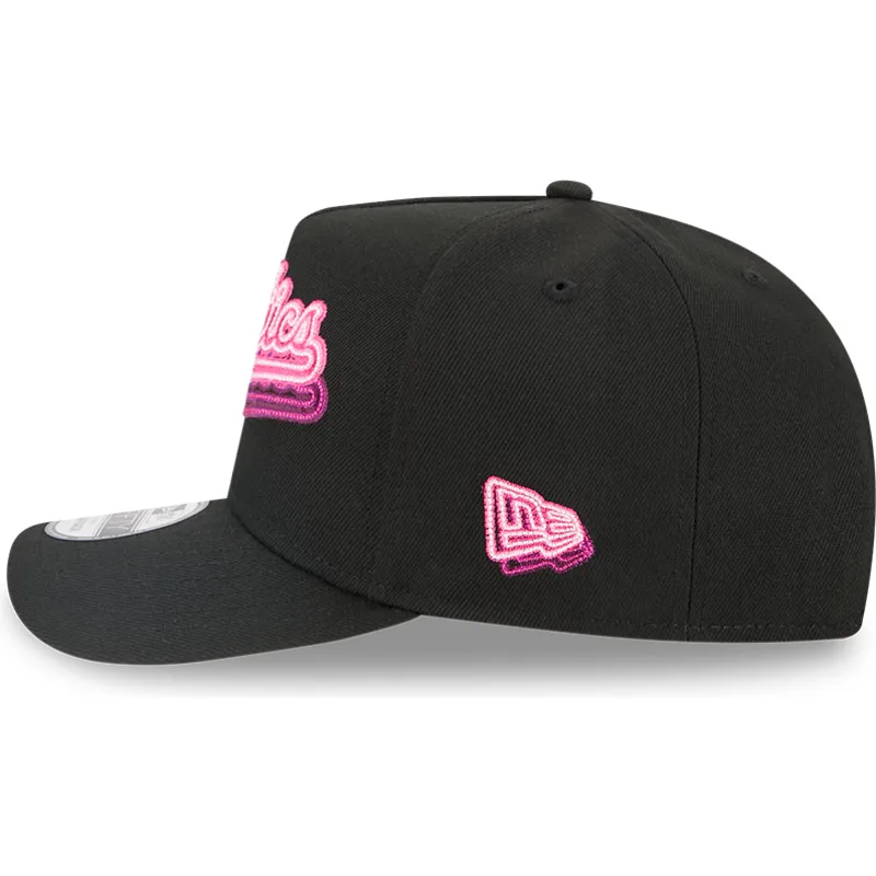 epci-curbata-negru-snapback-9fifty-a-frame-neon-de-oakland-athletics-mlb-de-new-era