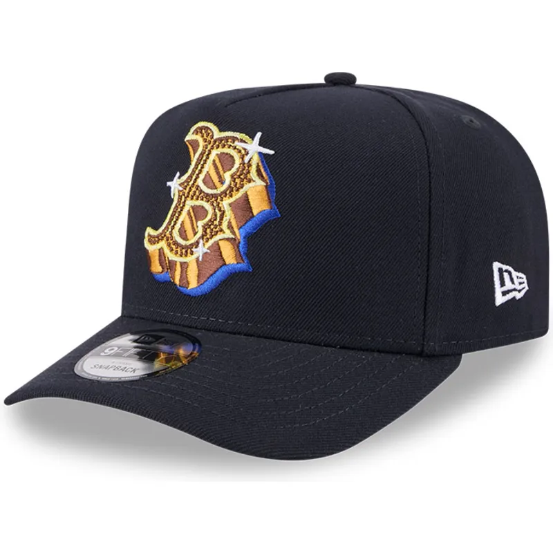 epci-curbata-bleumarin-snapback-9fifty-a-frame-emblem-de-boston-red-sox-mlb-de-new-era