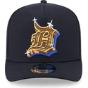epci-curbata-bleumarin-snapback-9fifty-a-frame-emblem-de-detroit-tigers-mlb-de-new-era
