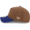 epci-curbata-maro-reglabila-9twenty-a-frame-wool-pinstripe-de-los-angeles-dodgers-mlb-de-new-era