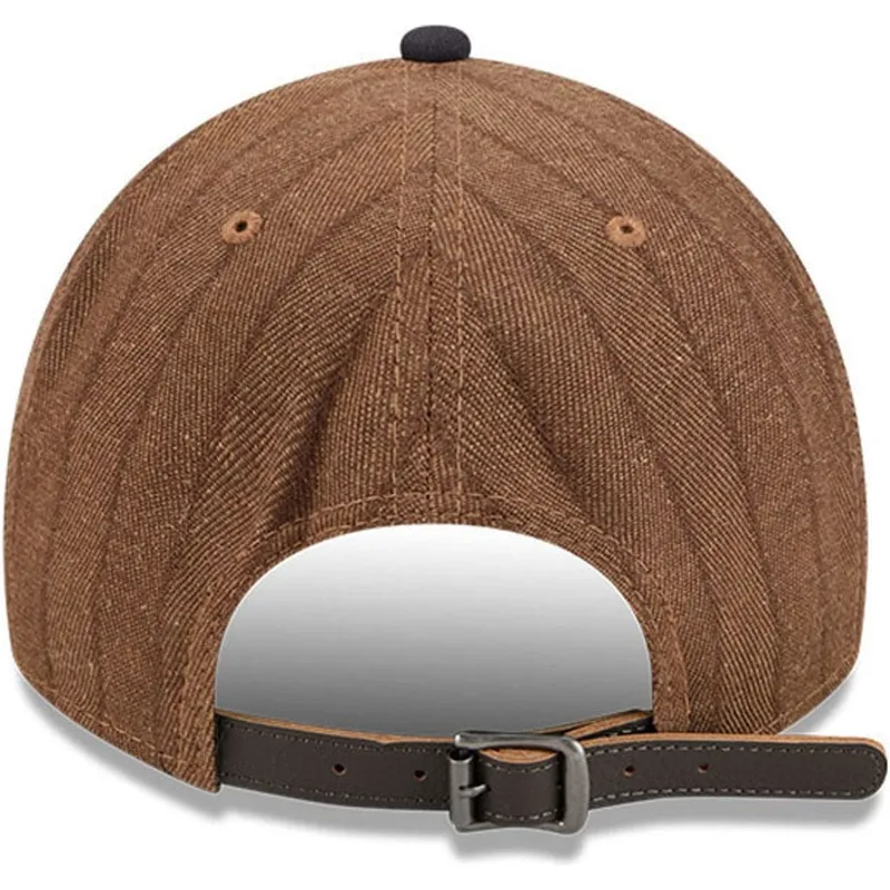 epci-curbata-maro-reglabila-9twenty-a-frame-wool-pinstripe-de-new-york-yankees-mlb-de-new-era