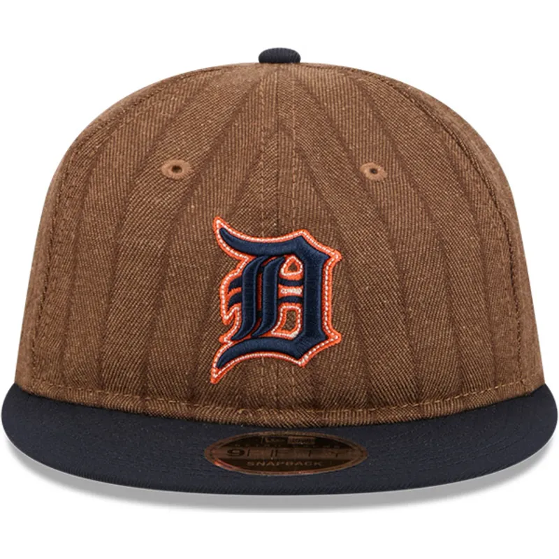 verstellbare-9fifty-retro-crown-woll-nadelstreifen-kappe-in-braun-und-marineblau-der-detroit-tigers-mlb-von-new-era