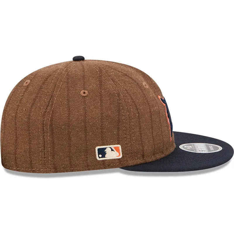 verstellbare-9fifty-retro-crown-woll-nadelstreifen-kappe-in-braun-und-marineblau-der-detroit-tigers-mlb-von-new-era