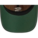 justerbar-brun-och-svart-bojd-keps-9twenty-a-frame-wool-pinstripe-chicago-white-sox-mlb-fran-new-era