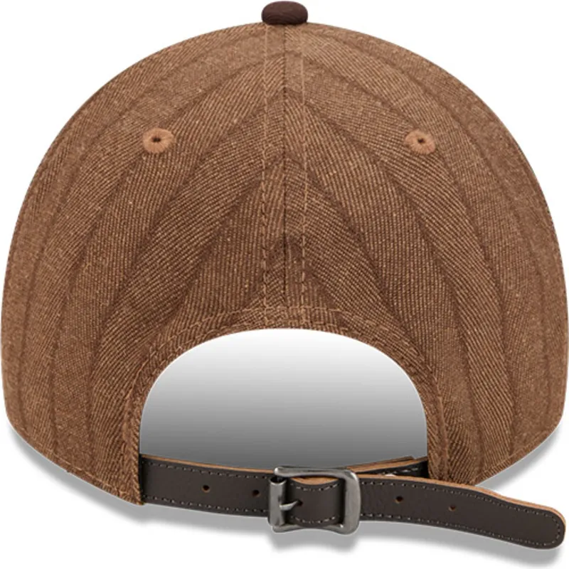 epci-curbata-maro-reglabila-9twenty-a-frame-wool-pinstripe-de-san-diego-padres-mlb-de-new-era