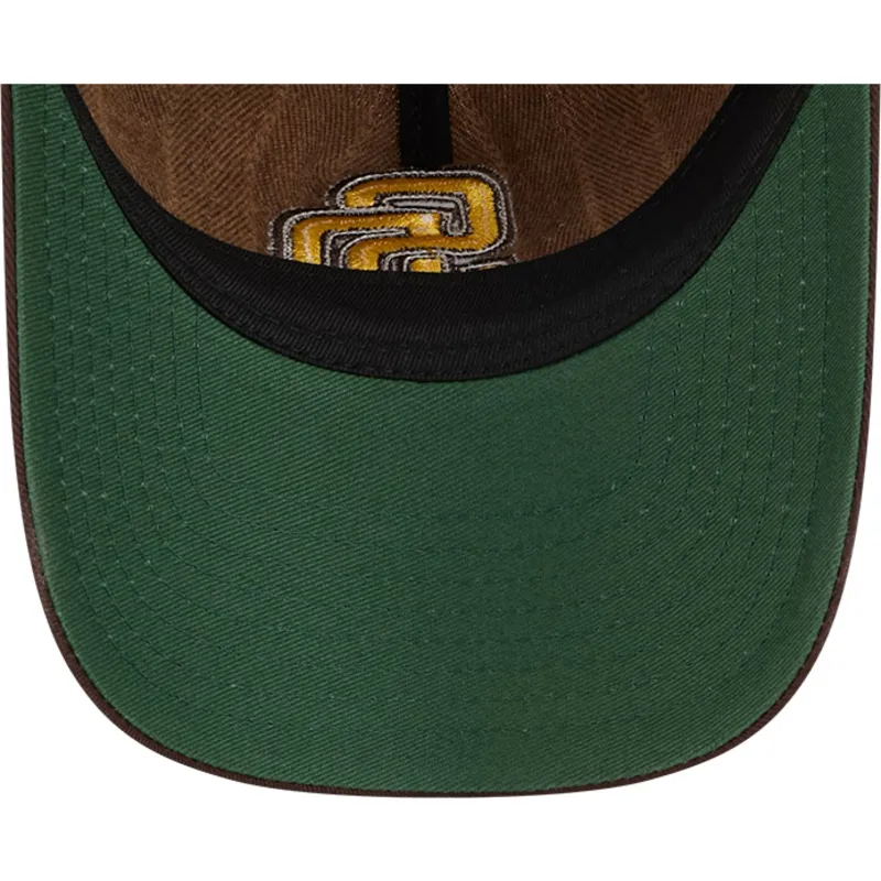 epci-curbata-maro-reglabila-9twenty-a-frame-wool-pinstripe-de-san-diego-padres-mlb-de-new-era