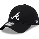 casquette-courbee-noire-ajustable-9twenty-merino-wool-atlanta-braves-mlb-new-era