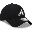 casquette-courbee-noire-ajustable-9twenty-merino-wool-atlanta-braves-mlb-new-era
