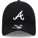 casquette-courbee-noire-ajustable-9twenty-merino-wool-atlanta-braves-mlb-new-era