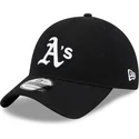 new-era-curved-brim-9twenty-merino-wool-oakland-athletics-mlb-black-adjustable-cap