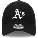 new-era-curved-brim-9twenty-merino-wool-oakland-athletics-mlb-black-adjustable-cap