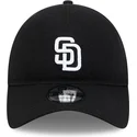 casquette-courbee-noire-ajustable-9twenty-merino-wool-san-diego-padres-mlb-new-era