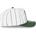 new-era-curved-brim-9fifty-a-frame-satin-pinstripe-oakland-athletics-mlb-white-and-green-snapback-cap