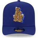 casquette-courbee-bleue-snapback-9fifty-a-frame-emblem-los-angeles-dodgers-mlb-new-era
