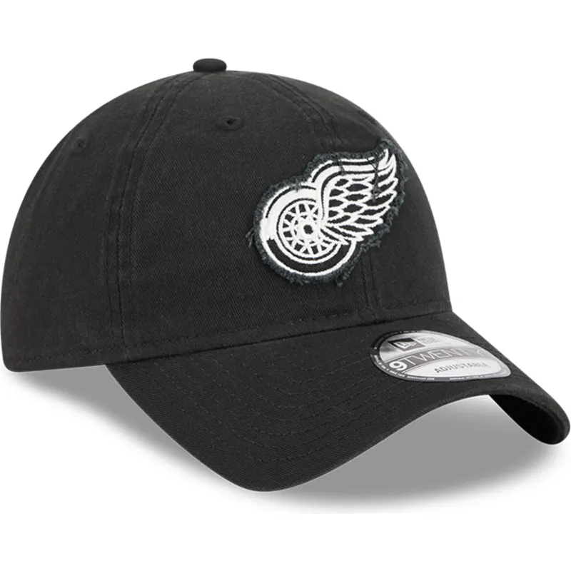 cappellino-curvo-nero-regolabile-9twenty-stamp-dei-detroit-red-wings-nhl-di-new-era