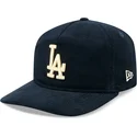 casquette-courbee-bleue-marine-snapback-golfer-nostalgic-los-angeles-dodgers-mlb-new-era