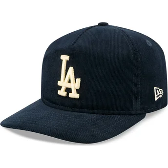 Casquette courbée bleue marine snapback Golfer Nostalgic Los Angeles Dodgers MLB New Era