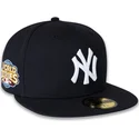 casquette-plate-bleue-marine-ajustee-59fifty-world-series-2009-side-patch-new-york-yankees-mlb-new-era