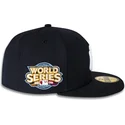 casquette-plate-bleue-marine-ajustee-59fifty-world-series-2009-side-patch-new-york-yankees-mlb-new-era