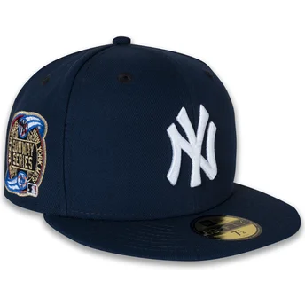 Șepci plată bleumarin ajustat 59FIFTY Subway Series de New York Yankees MLB de New Era