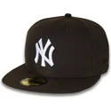 brun-platt-keps-justerad-59fifty-nyc-side-fran-new-york-yankees-mlb-av-new-era
