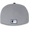 casquette-plate-grise-et-bleue-marine-ajustee-59fifty-world-series-2000-side-patch-new-york-yankees-mlb-new-era