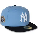 cappello-piatto-blu-regolato-59fifty-world-series-2003-side-patch-dei-new-york-yankees-mlb-di-new-era