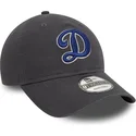 casquette-courbee-grise-ajustable-9twenty-core-classic-los-angeles-dodgers-mlb-new-era