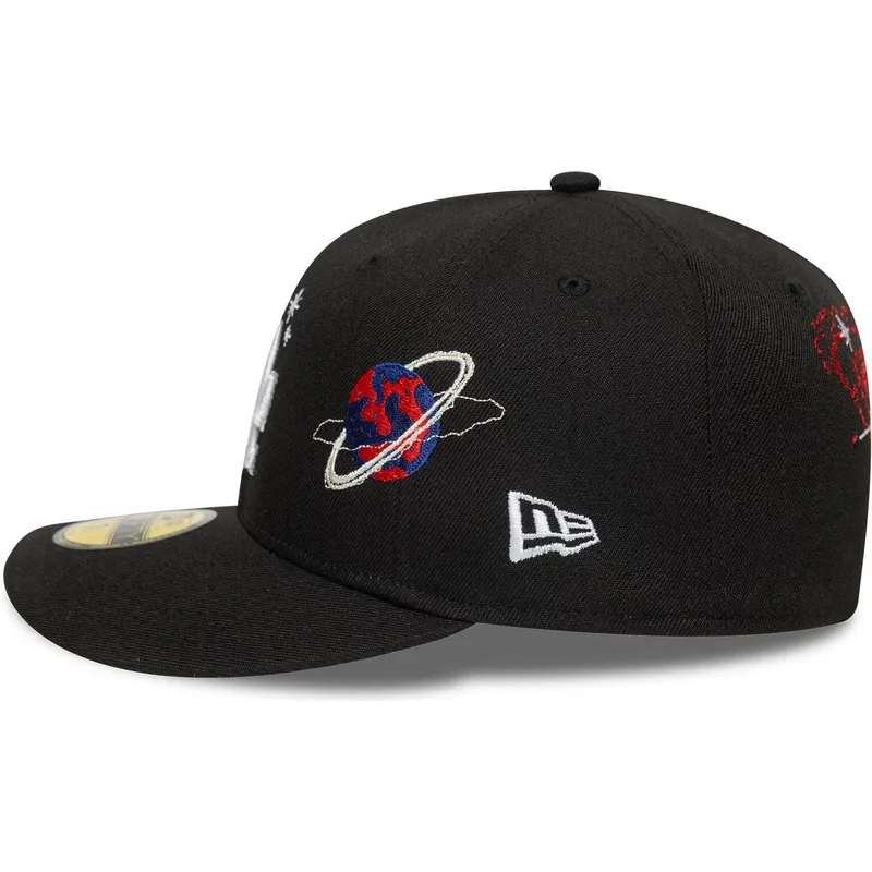 cappellino-nero-a-visiera-curva-59fifty-planet-icon-los-angeles-dodgers-mlb-di-new-era
