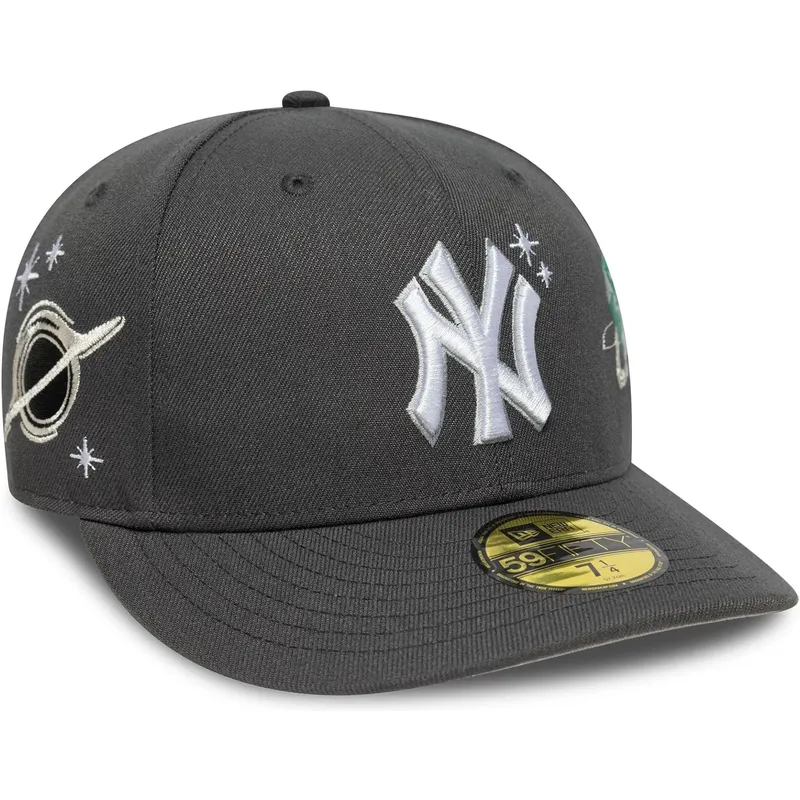 graue-gebogene-verstellbare-59fifty-planet-icon-kappe-der-new-york-yankees-mlb-von-new-era