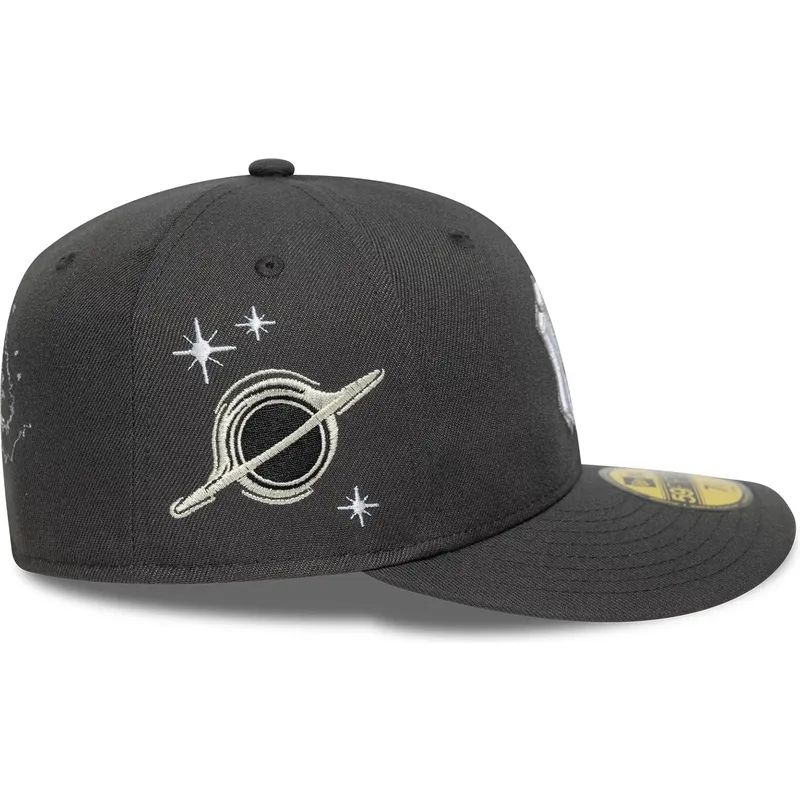 cappellino-curvo-grigio-aderente-59fifty-planet-icon-dei-new-york-yankees-mlb-di-new-era