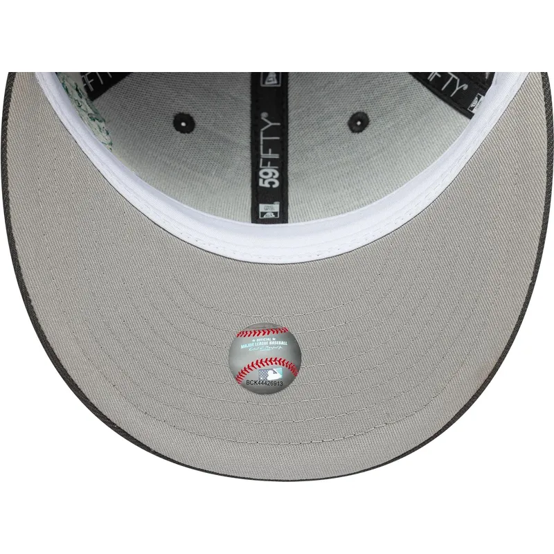 graue-gebogene-angepasste-59fifty-planet-icon-kappe-der-new-york-yankees-mlb-von-new-era
