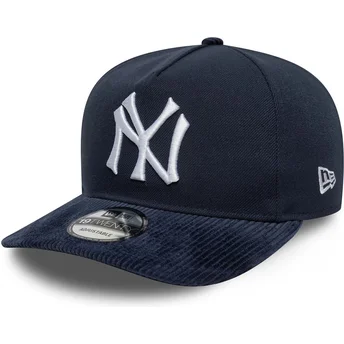 Casquette courbée bleue marine snapback 19TWENTY Coops Cord New York Yankees MLB New Era