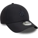 casquette-courbee-bleue-marine-ajustable-9forty-pin-new-york-yankees-mlb-new-era