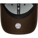 casquette-courbee-marron-snapback-9forty-melton-wool-detroit-tigers-mlb-new-era