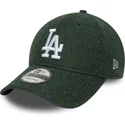 grune-gebogene-snapback-kappe-9forty-melton-wool-der-los-angeles-dodgers-mlb-von-new-era