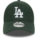 los-angeles-dodgers-mlb-9forty-melton-wool-grune-snapback-kappe-mit-gebogenem-schirm-von-new-era