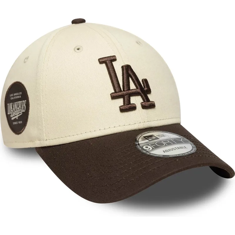 epci-curbata-maro-reglabila-9forty-side-patch-de-los-angeles-dodgers-mlb-de-new-era