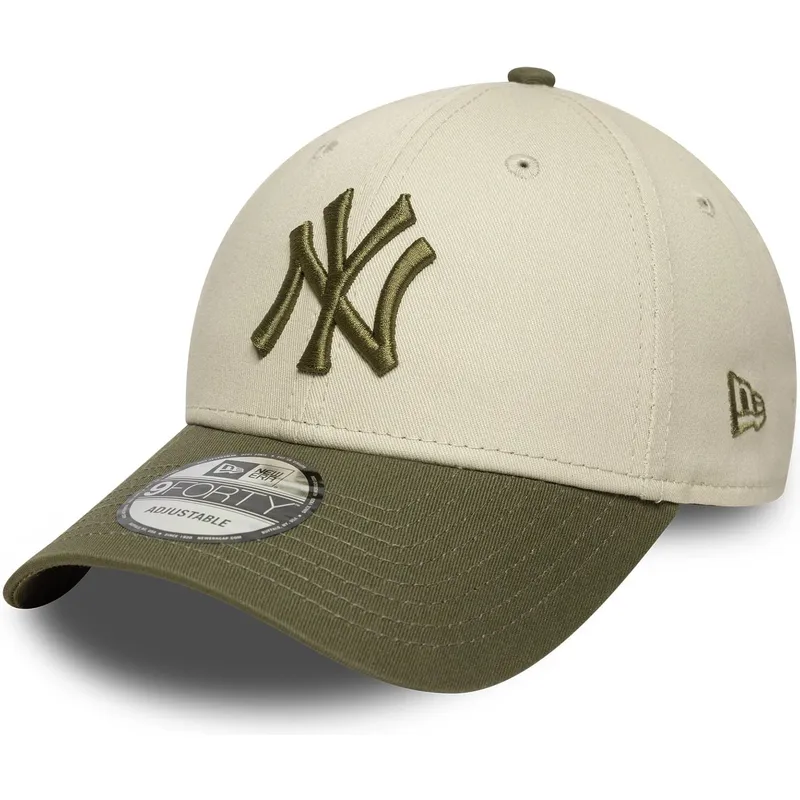 verstellbare-beige-grune-9forty-side-patch-kappe-der-new-york-yankees-mlb-von-new-era