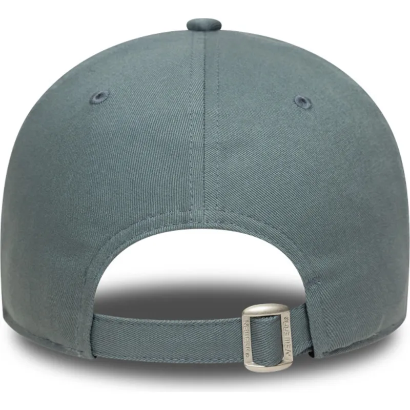cappellino-grigio-curvo-regolabile-con-logo-grigio-9forty-league-essential-dei-new-york-yankees-mlb-di-new-era