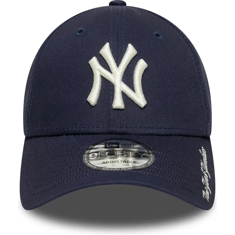 cappellino-curvo-blu-navy-regolabile-9forty-visor-script-dei-new-york-yankees-mlb-di-new-era