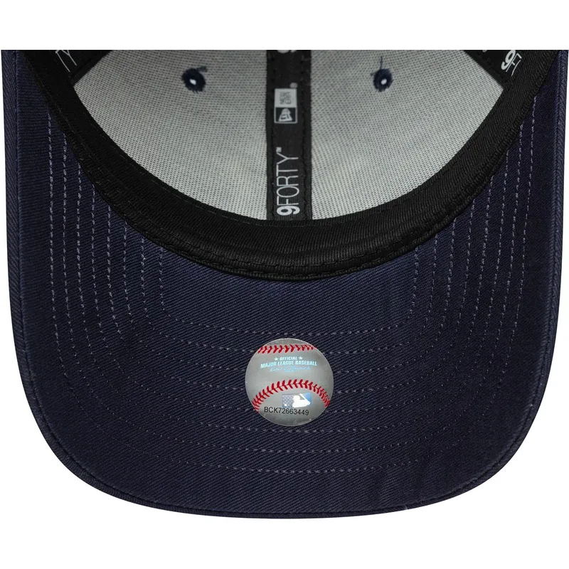 cappellino-curvo-blu-navy-regolabile-9forty-visor-script-dei-new-york-yankees-mlb-di-new-era