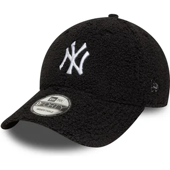 Ρυθμιζόμενο μαύρο καπέλο με καμπύλη 9FORTY Winter Borg των New York Yankees MLB από τη New Era