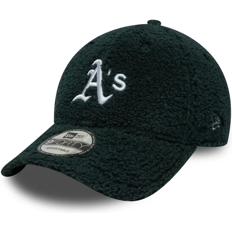 cap-curbata-green-adjustable-strap-9forty-winter-borg-de-oakland-athletics-mlb-de-new-era