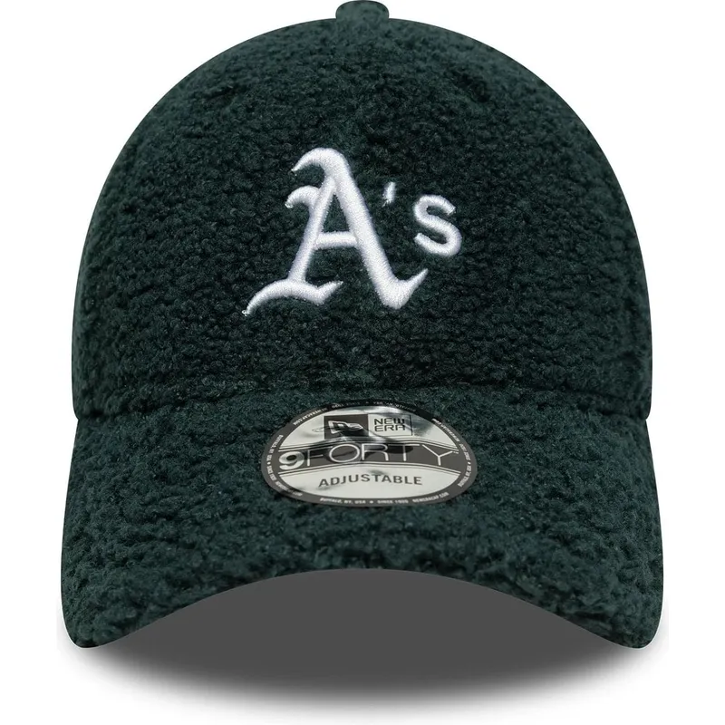 verstellbare-grune-9forty-winter-borg-kappe-der-oakland-athletics-mlb-von-new-era