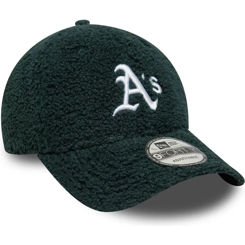 verstellbare-grune-9forty-winter-borg-kappe-der-oakland-athletics-mlb-von-new-era