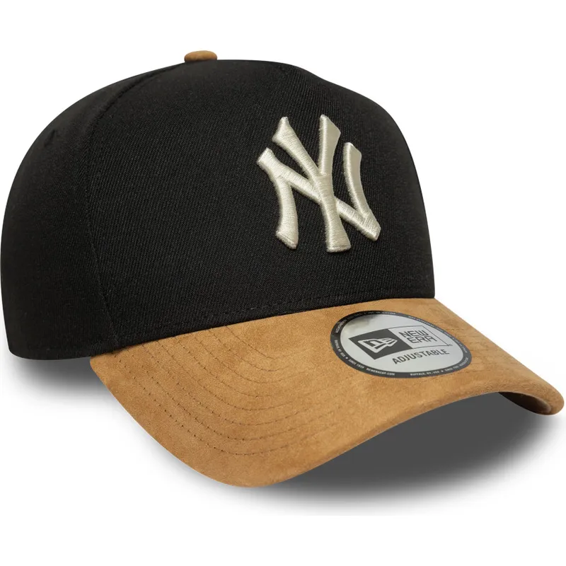 snapback-9forty-e-frame-suede-visor-new-york-yankees-mlb-new-era