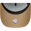 casquette-courbee-noire-et-marron-snapback-9forty-e-frame-suede-visor-new-york-yankees-mlb-new-era